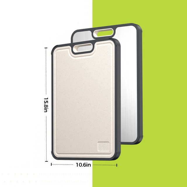 Kitchen Titanium 2 in 1 Cutting Board