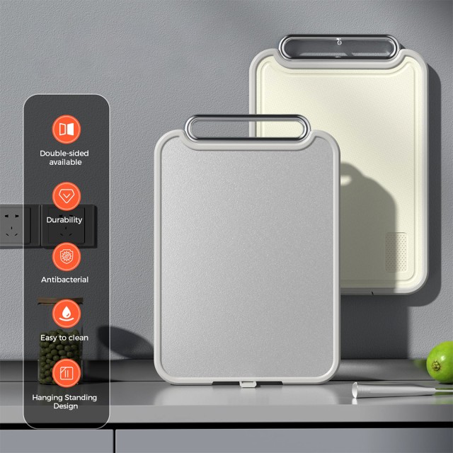 Double Sided Stainless Steel Kitchen Cutting Board