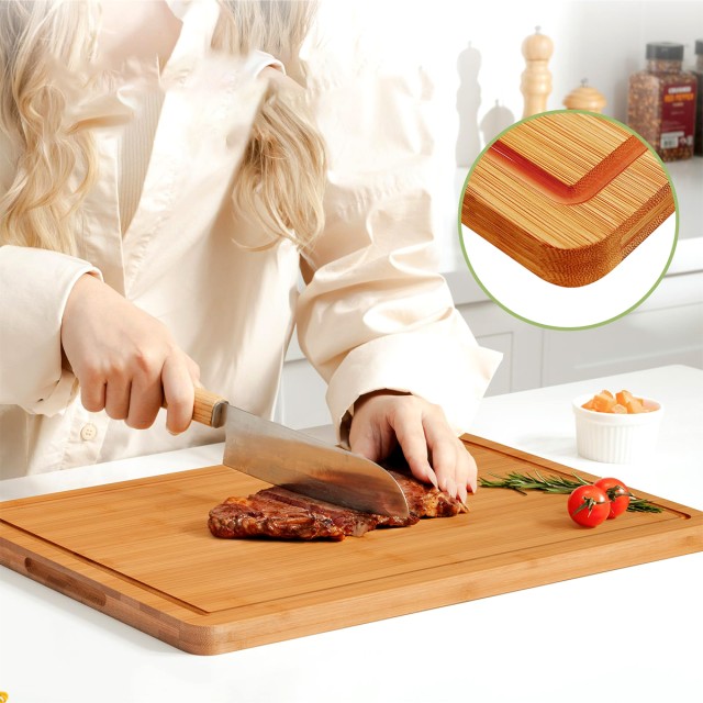 3 Piece Wooden Kitchen Cutting Board Set