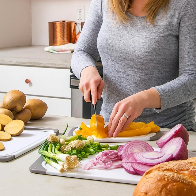 Gray Kitchen Cutting Board Set of Three