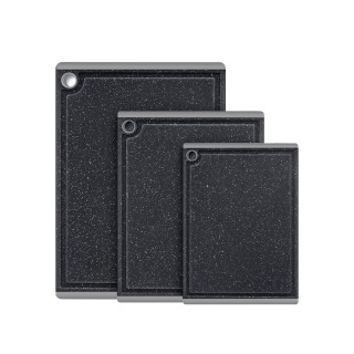 3 Piece Plastic Kitchen Cutting Board Set