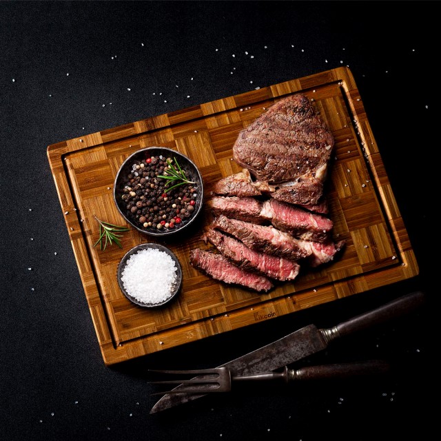 Three Piece Oversized Bamboo Cutting Board Set