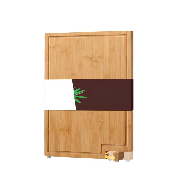 Bamboo Cutting Board with Swivel Stand