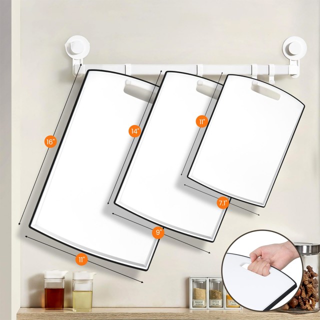 Non Slip Cutting Board Set of Three