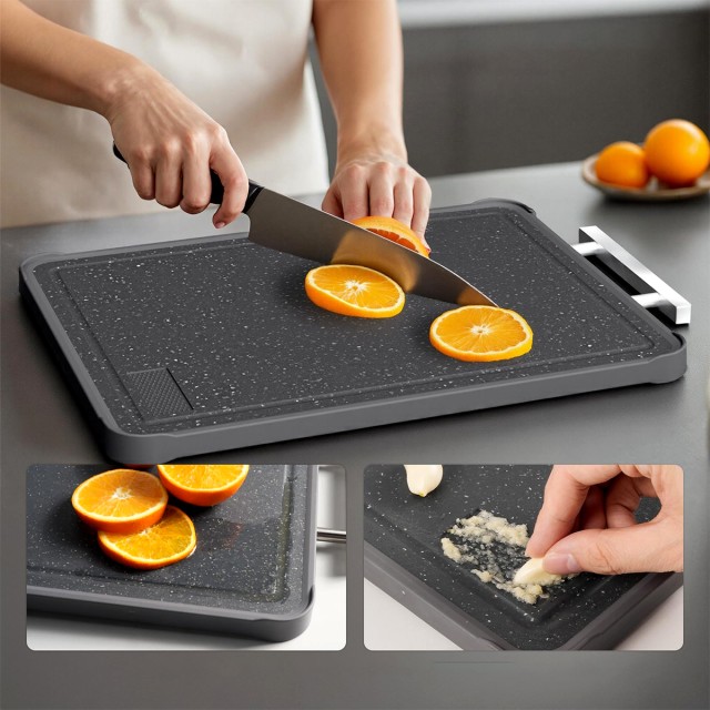 Efficient Multifunctional Double Sided Cutting Board for the Kitchen