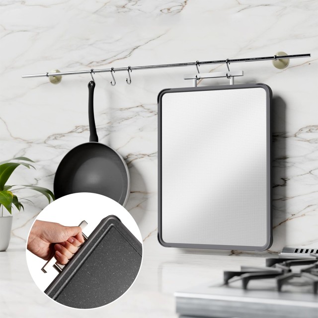 Efficient Multifunctional Double Sided Cutting Board for the Kitchen