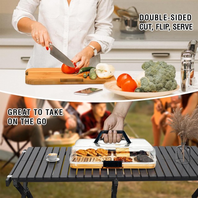 Bamboo Cutting Board for Cooked Food