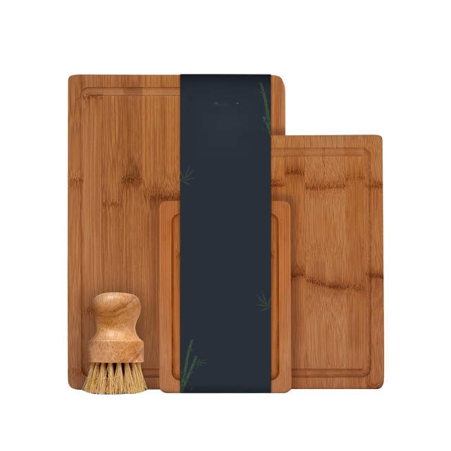 Bamboo Cutting Board Set (3-Piece)