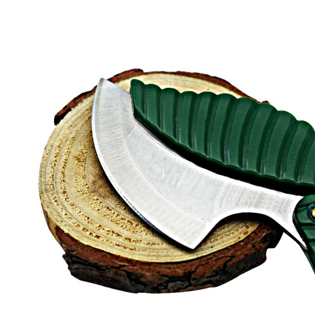 Leaf Shaped Folding Fruit Knife