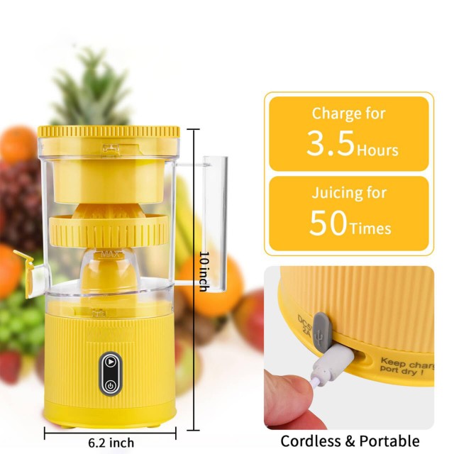 Electric Rechargeable Citrus Juicer